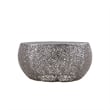 CT3502-32 Round Coffee Table Made with Aluminum in Silver Color