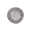 CT3502-32 Round Coffee Table Made with Aluminum in Silver Color