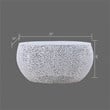CT3502-32 in Round Coffee Table Made with Aluminum in White Color