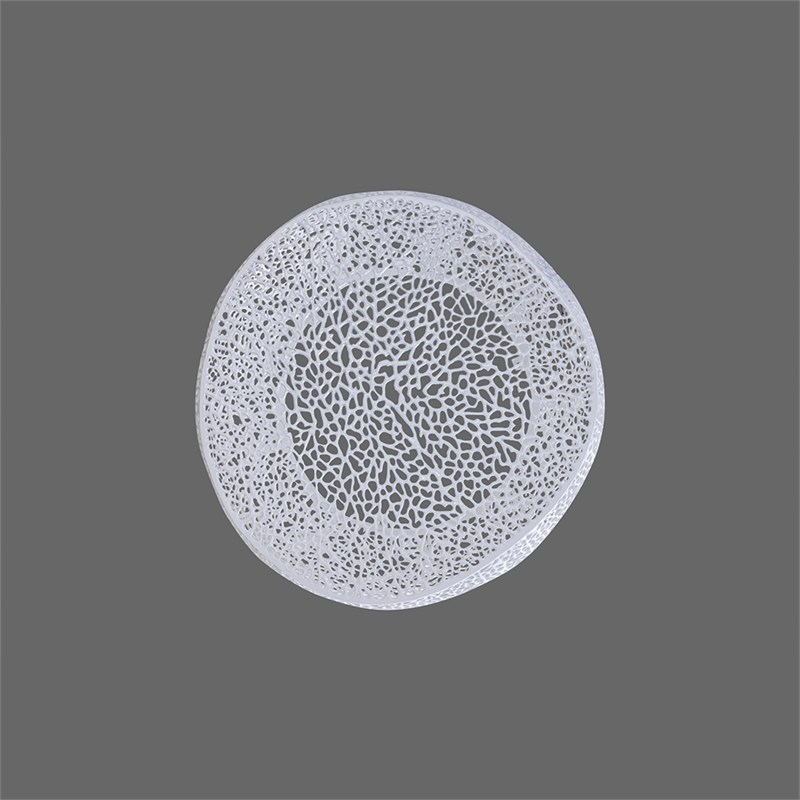 CT3502-32 in Round Coffee Table Made with Aluminum in White Color