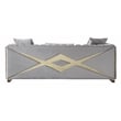 Valencia Modern Style 2 PC Living room Set Made with Wood in Silver Color