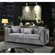 Valencia Modern Style 3 PC Living room Set Made with Wood in Silver Color