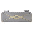 Valencia Modern Style 3 PC Living room Set Made with Wood in Silver Color