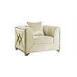 Valencia Modern Style 3 PC Living room Set Made with Wood in Cream Color