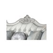Tuscan Traditional Wood Loveseat in Silver