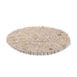 T1009-32-15 Contemporary Style Jungle Wood Coffee Table in White Wash Color