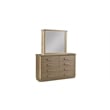 Medusa Modern Style Copper & Gold Finish Dresser made with Wood (NO MIRROR)
