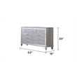 Lizelle Upholstery King 4 Pc Bedroom Set made with wood in Gray
