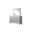 Lizelle Upholstery Queen 4 Pc Bedroom Set made with wood in Gray