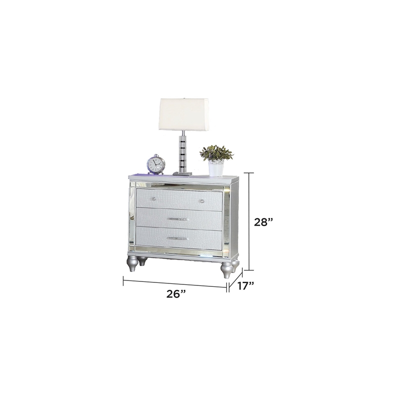 Lizelle Upholstery King 5 Pc Bedroom Set made with wood in Beige