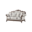 Gloria Traditional Style 3PC button tufted Living Room Set in Ivory