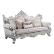 Melrose 2Pc Traditional Living room set Made with Wood in silver