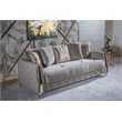 Lust Modern Style Sofa Made with Wood & Under-seat Storage in Taupe