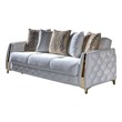 Lust Modern Style 2PC Living Room Set Made with Wood in White