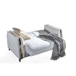 Lust Modern Style 2PC Living Room Set Made with Wood in White