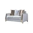Lust Modern Style 3PC Living Room Set Made with Wood in White