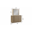 Medusa Modern Style 5Pc King  Gold Finish Bedroom Set made with Wood