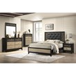 Selena Modern & Contemporary Style 6-Drawer Dresser Made with Wood in Black