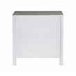 Modern Style Night Stand made with wood in Gray finish