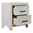 Denver Modern and Contemporary Style Nightstand Made with Wood in Rustic Natural
