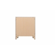 Denver Modern and Contemporary Style Nightstand Made with Wood in Rustic Natural