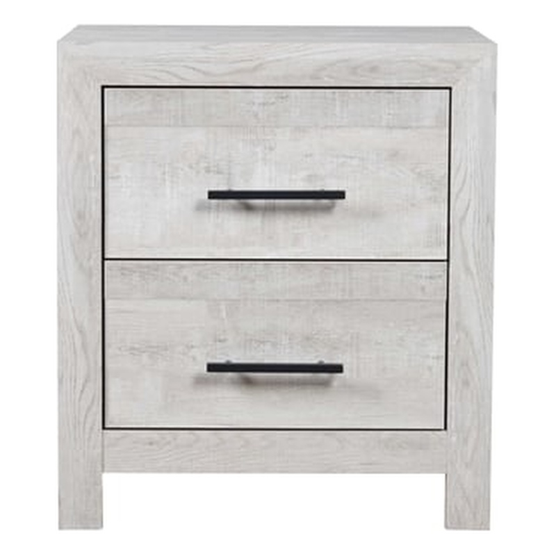 Denver Modern and Contemporary Style Nightstand Made with Wood in Rustic Natural