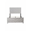 Denver Modern Style Queen Bed Made with Wood in Rustic Natural