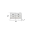 Denver King 4PC Modern Style Bedroom Set Made with Wood in Rustic Natural