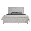 Denver King 4PC Modern Style Bedroom Set Made with Wood in Rustic Natural