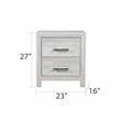 Denver Queen 5PC Modern Style Bedroom Set Made with Wood in Rustic Natural