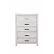 Denver King 5PC Modern Style Bedroom Set Made with Wood in Rustic Natural