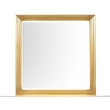 Obsession Contemporary Style Mirror Made with Wood in Gold Finish