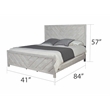 Denver Twin 5PC Modern Style Bedroom Set Made with Wood in Rustic Natural