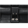 Aviator Modern Style Recliner Sectional Sofa made with Wood in Black