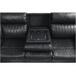 Aviator Modern Style Recliner Sectional Sofa made with Wood in Black