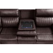 Aviator Modern Style Recliner Sectional Sofa made with Wood in Brown