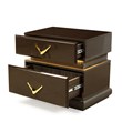 Dunhill Modern Style Night stand Made with Wood in Brown Color