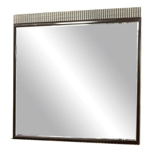 Dunhill Modern Style Mirror Made with Wood in Brown(NO DRESSER)