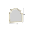 Noble Traditional Style Mirror Made with wood in Antique beige