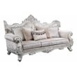 Melrose Traditional Style 5PC Living Room Set Made with Wood in Silver