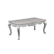 Melrose Traditional Style 5PC Living Room Set Made with Wood in Silver