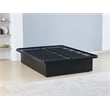 Modern Style Heavy Duty King Size Bed base Frame made with Metal in Black