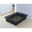 Modern Style Heavy Duty King Size Bed base Frame made with Metal in Black
