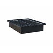 Modern Style Heavy Duty Queen Size Bed base Frame made with Metal in Black