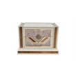 Omary Traditional Style Queen 4Pc Bedroom Set made with Wood in Beige