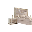 Omary Traditional Style king 5Pc Bedroom Set made with Wood in Beige