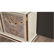 Omary Traditional Style king 5Pc Bedroom Set made with Wood in Beige