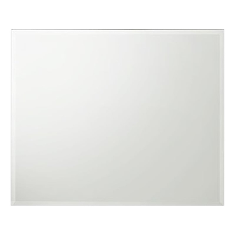 Olivia Contemporary Style Mirror with Metallic Accents Made with wood in White