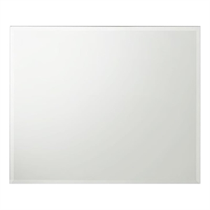 Olivia Contemporary Style Mirror with Metallic Accents Made with wood in White