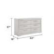 Blanca Modern Style LED Queen 4PC Bedroom Set Made With Wood in White